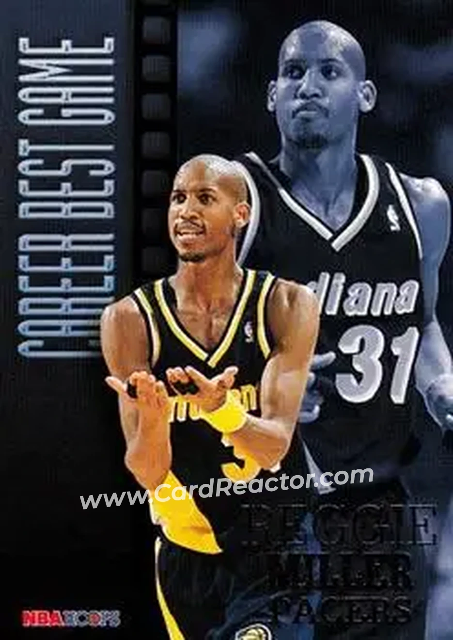 Front of Reggie Miller