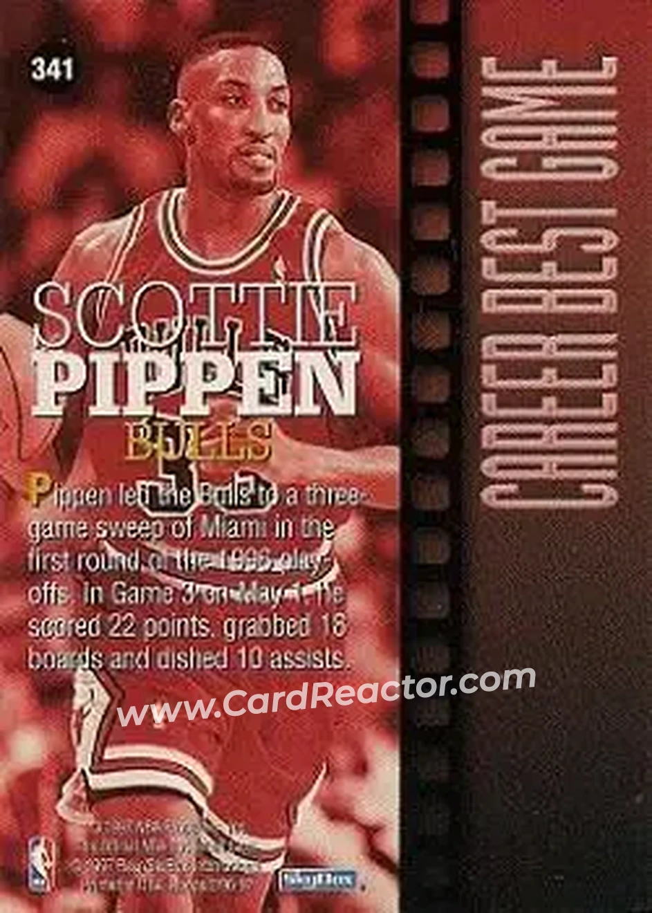 Back of Scottie Pippen