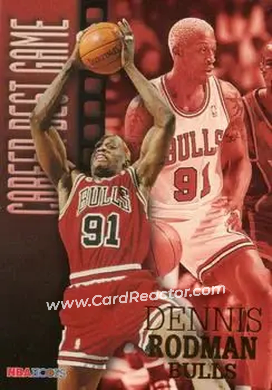 Front of Dennis Rodman