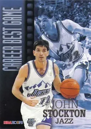 1996-97 Hoops #347 John Stockton