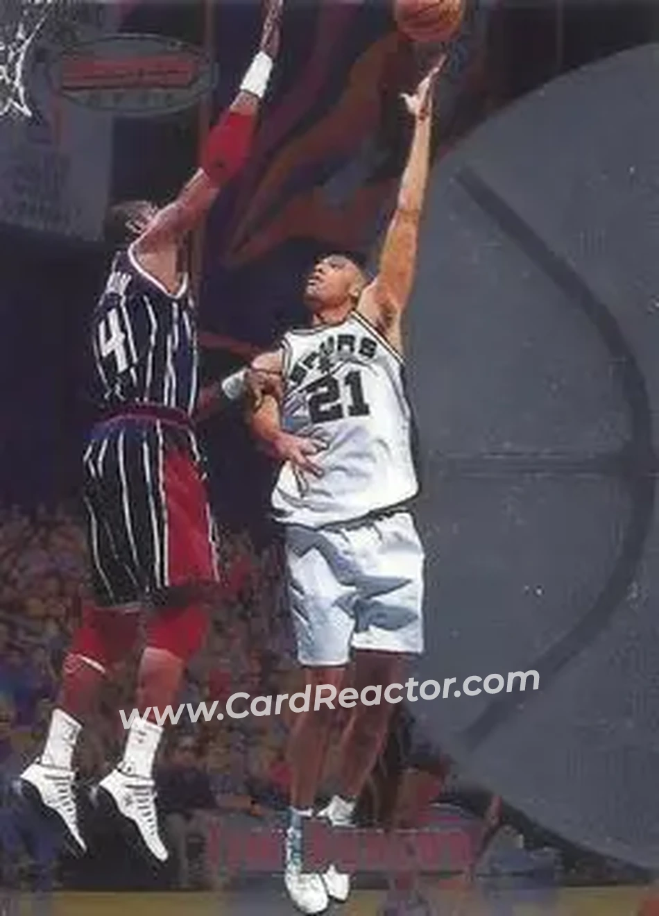 Front of Tim Duncan
