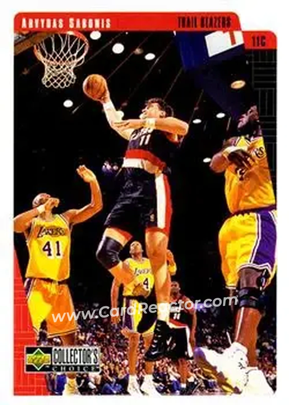 Front of Arvydas Sabonis