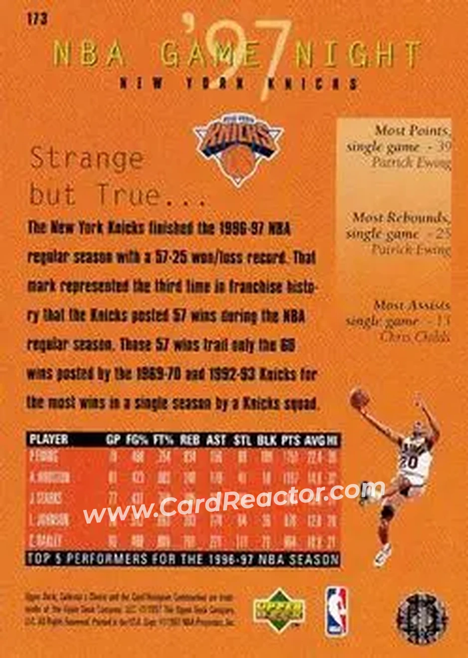 Back of Card #173