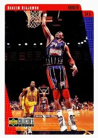 1997-98 Collector's Choice #252 Hakeem Olajuwon
