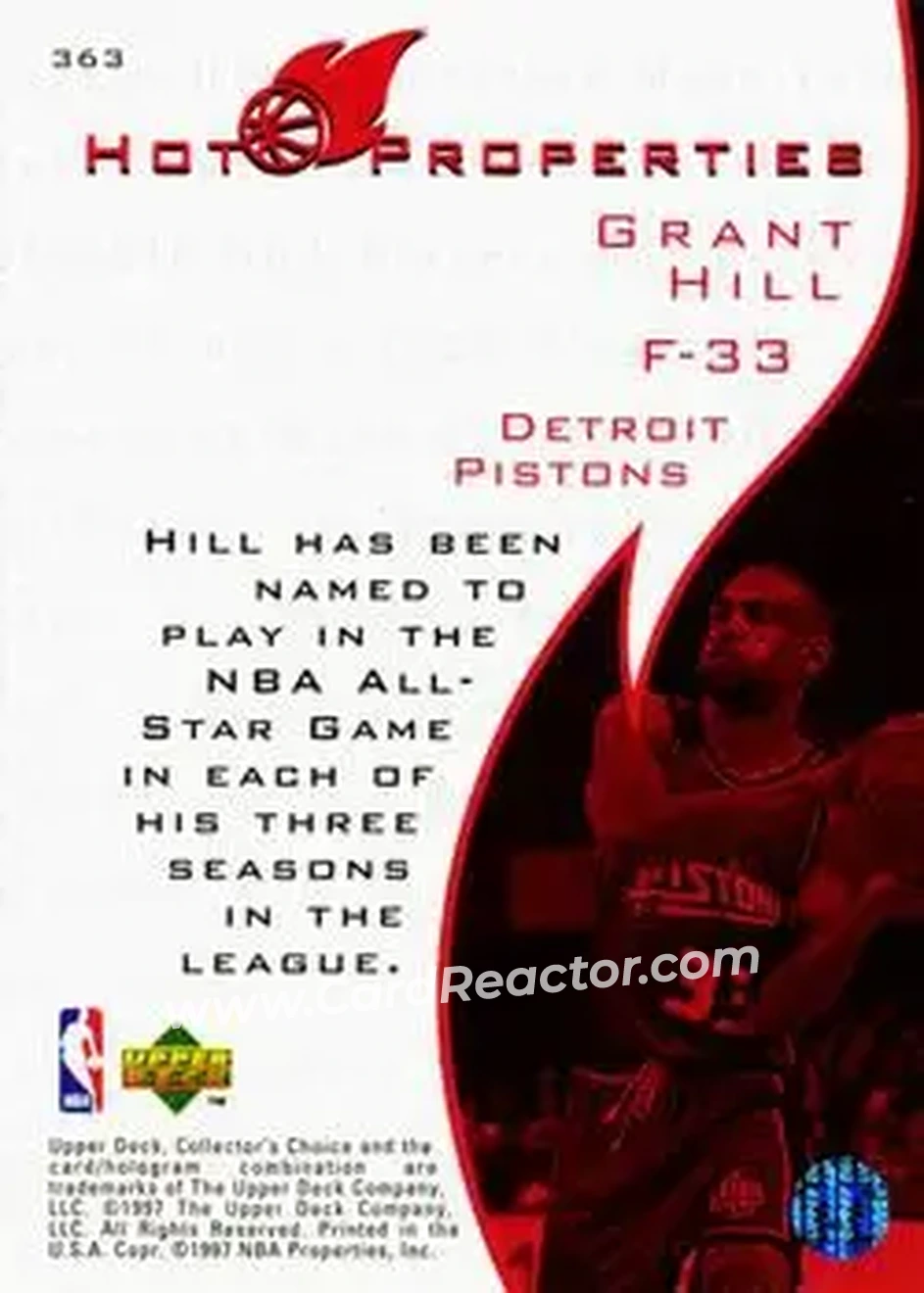 Back of Grant Hill