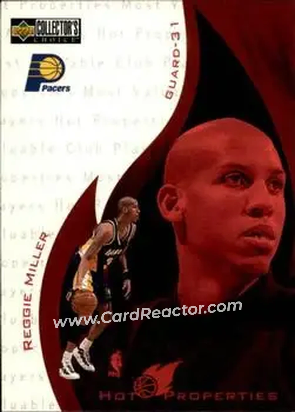 Front of Reggie Miller