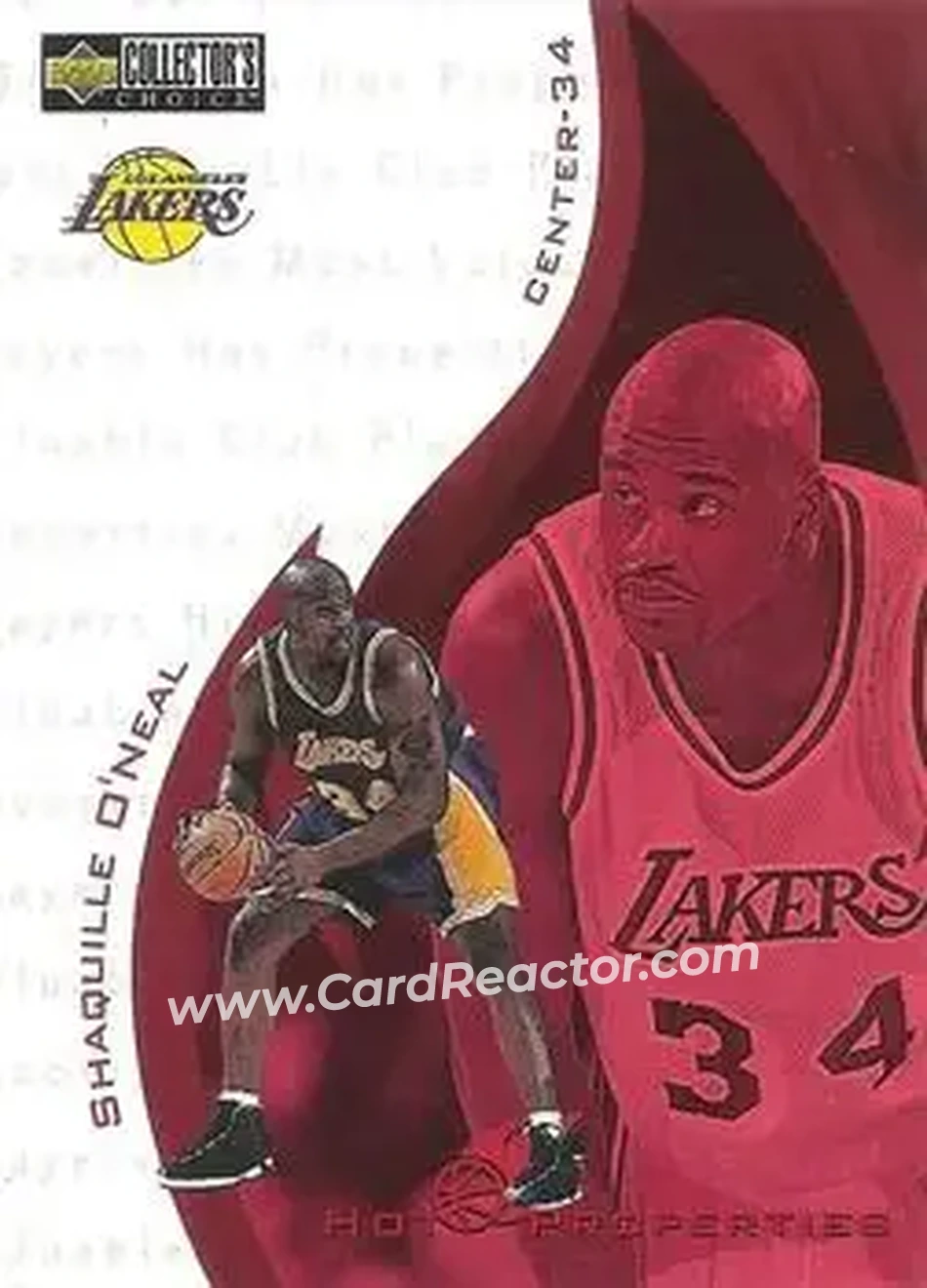 Front of Shaquille O'Neal