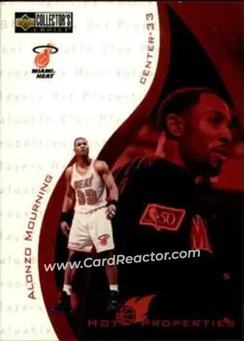 Front of Alonzo Mourning