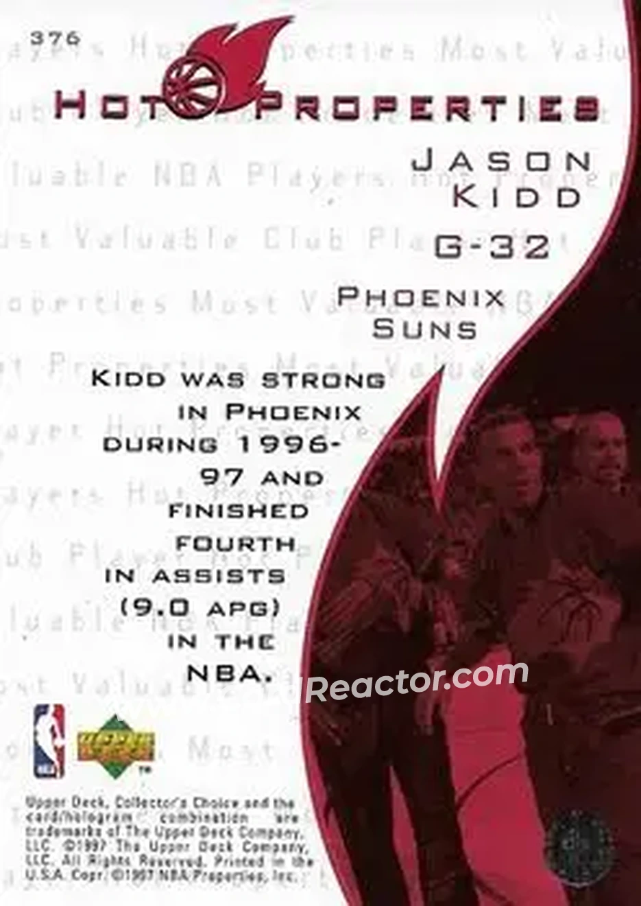 Back of Jason Kidd