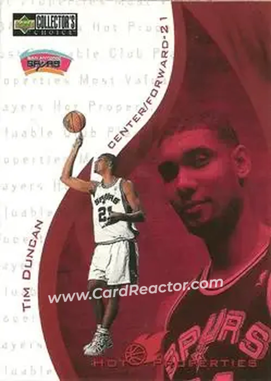 Front of Tim Duncan