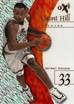 1997-98 E-X2001 - Single Promos #SAMPLE - Grant Hill - Detroit Pistons