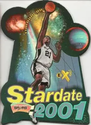 1997-98 E-X2001 #5 SD Star Date 2001 Tim Duncan