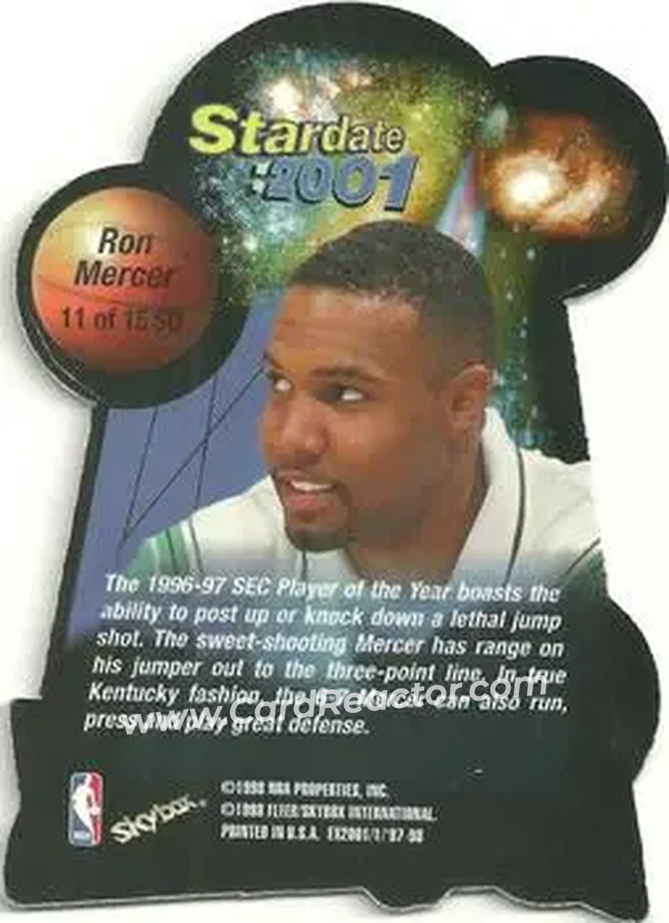 Back of Ron Mercer