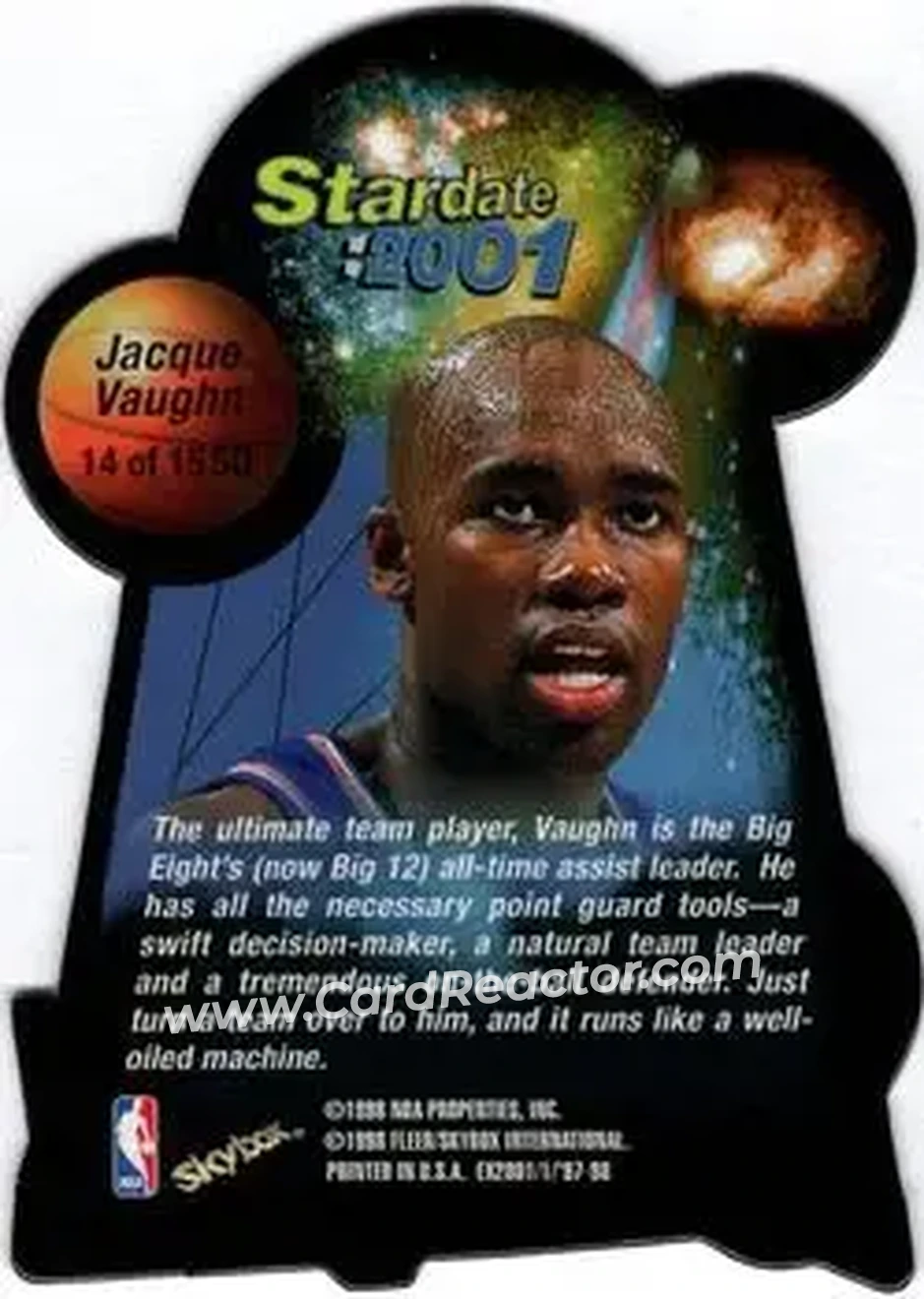 Back of Jacque Vaughn