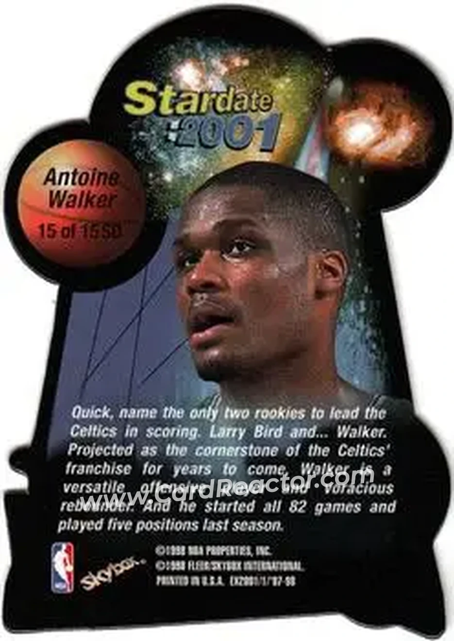 Back of Antoine Walker