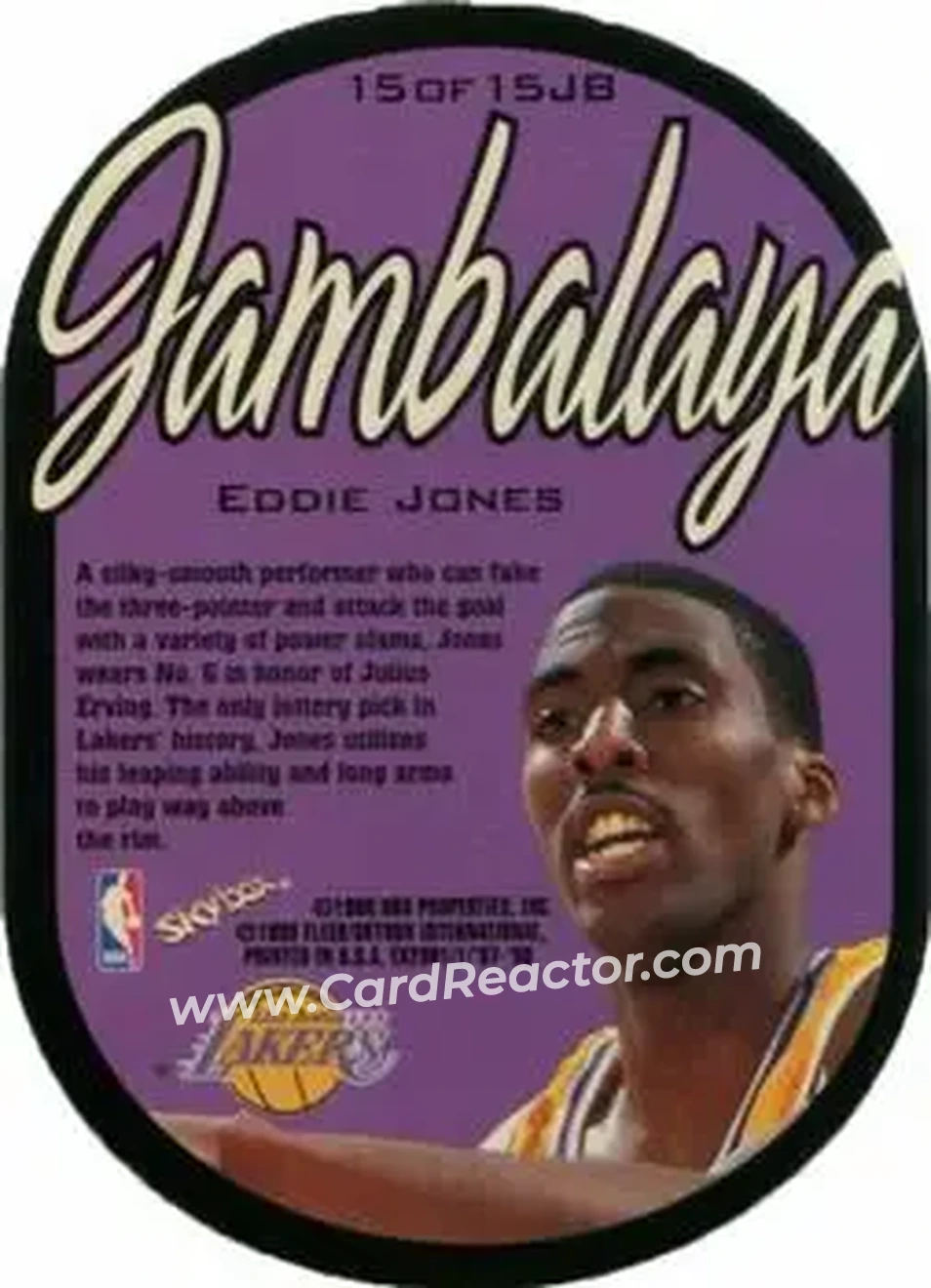 Back of Eddie Jones