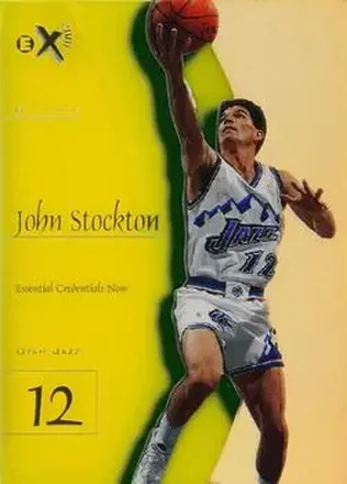 1997-98 E-X2001 #27 Essential Credentials Now John Stockton