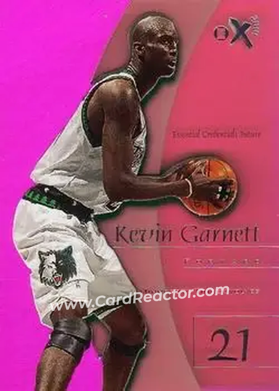 Front of Kevin Garnett