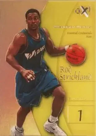 1997-98 E-X2001 #37 Essential Credentials Now Rod Strickland