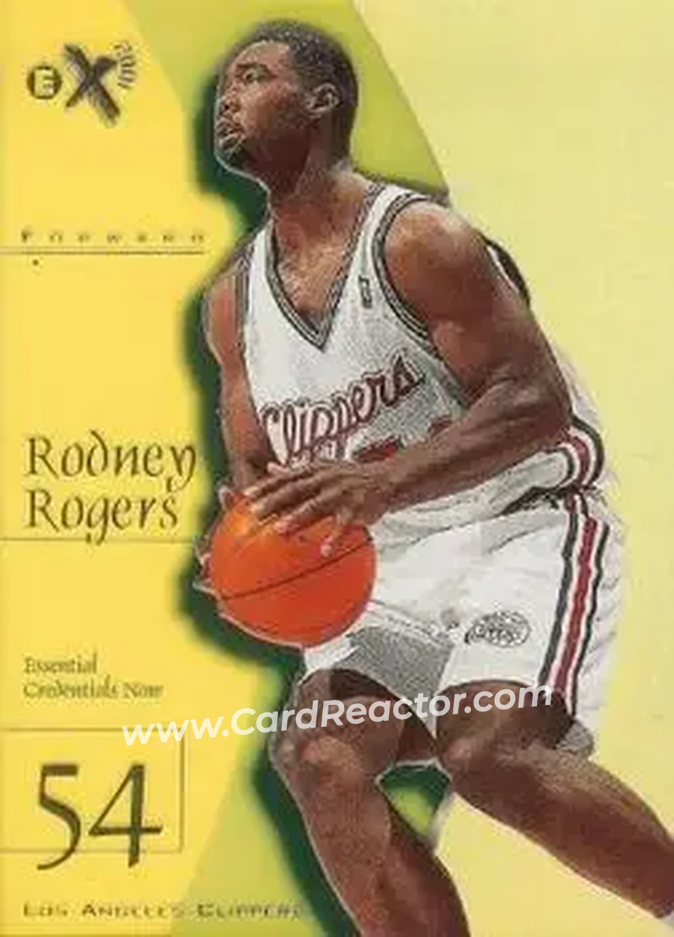 Front of Rodney Rogers