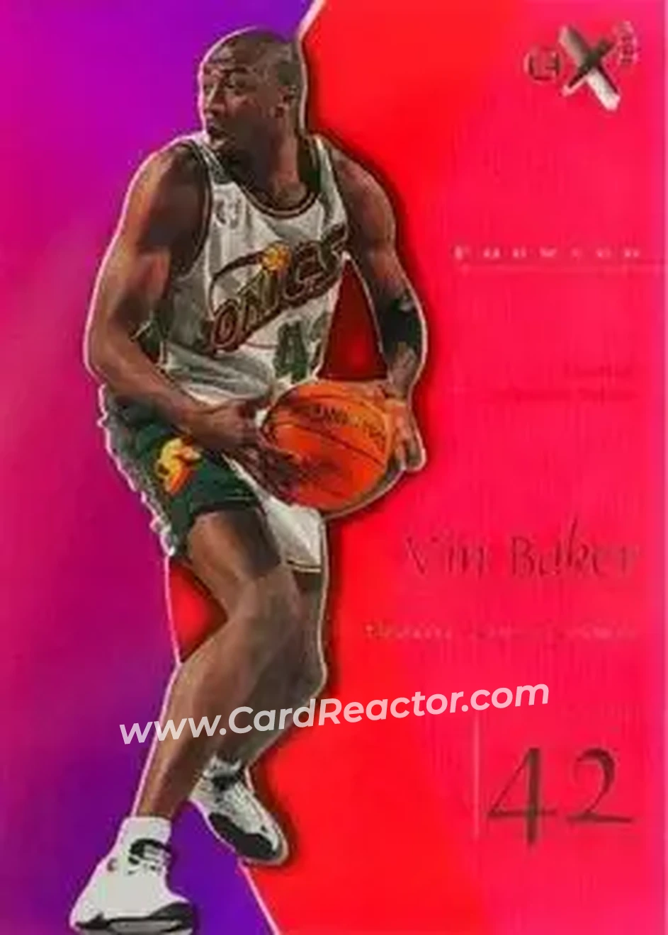 Front of Vin Baker