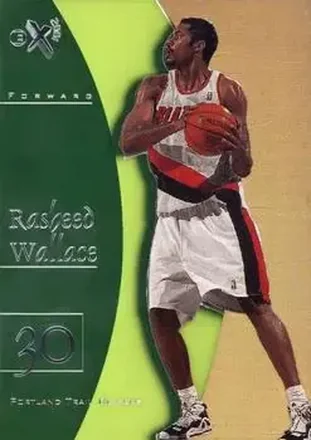 1997-98 E-X2001 #56 Essential Credentials Now Rasheed Wallace
