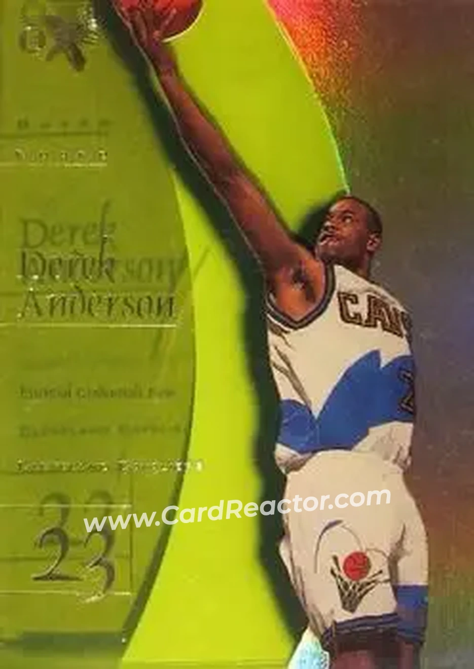 Front of Derek Anderson