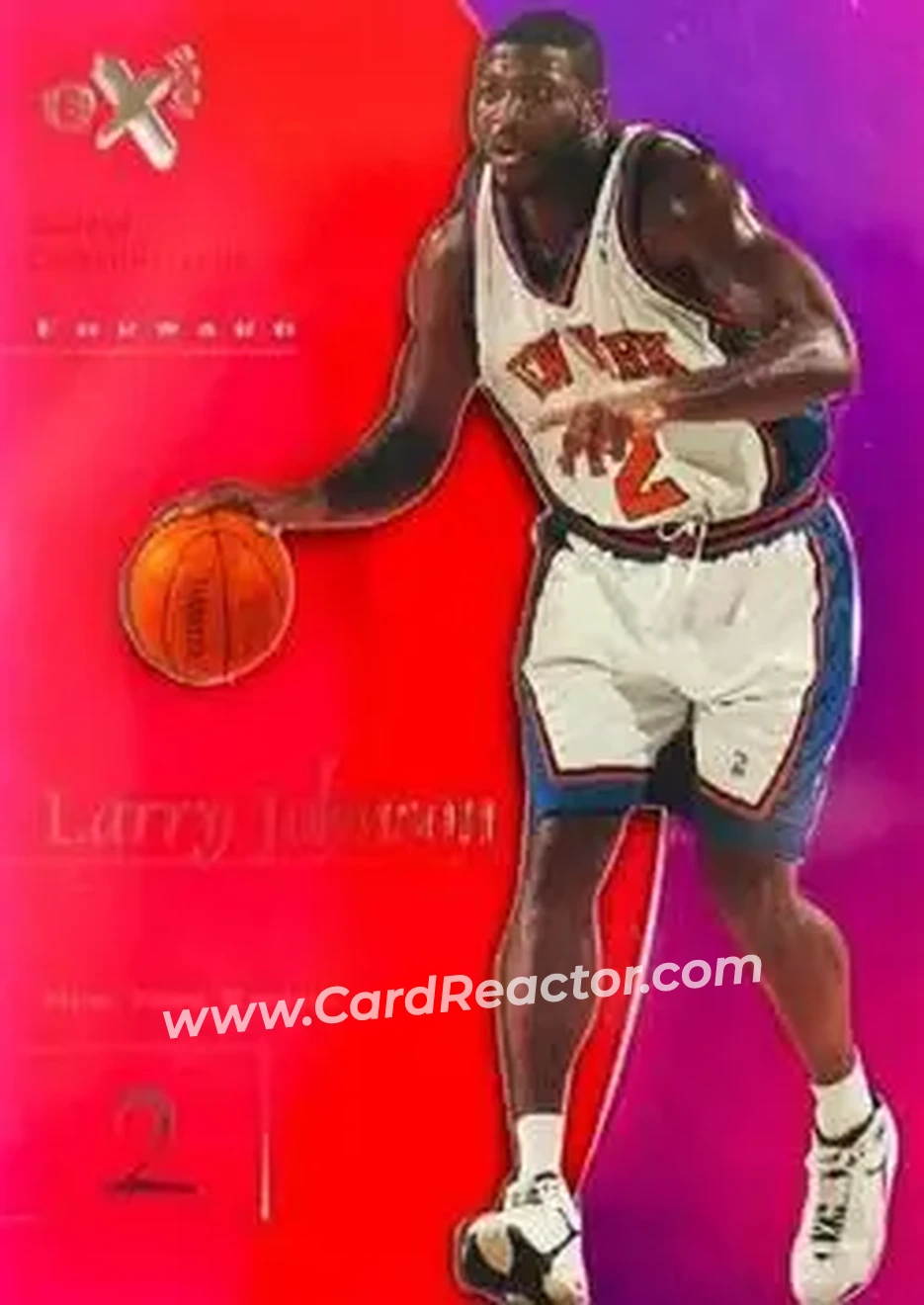 Front of Larry Johnson
