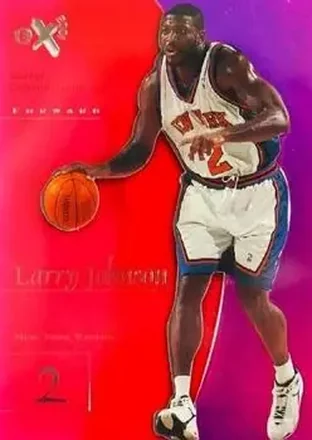 1997-98 E-X2001 #48 Essential Credentials Future Larry Johnson