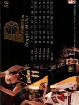 Back of Reggie Miller