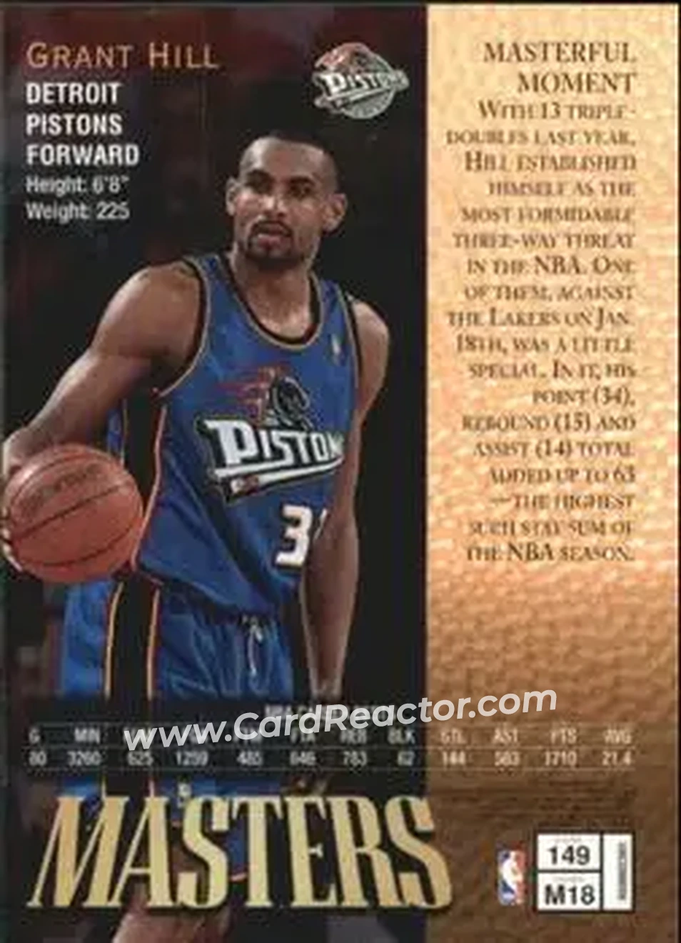 Back of Grant Hill