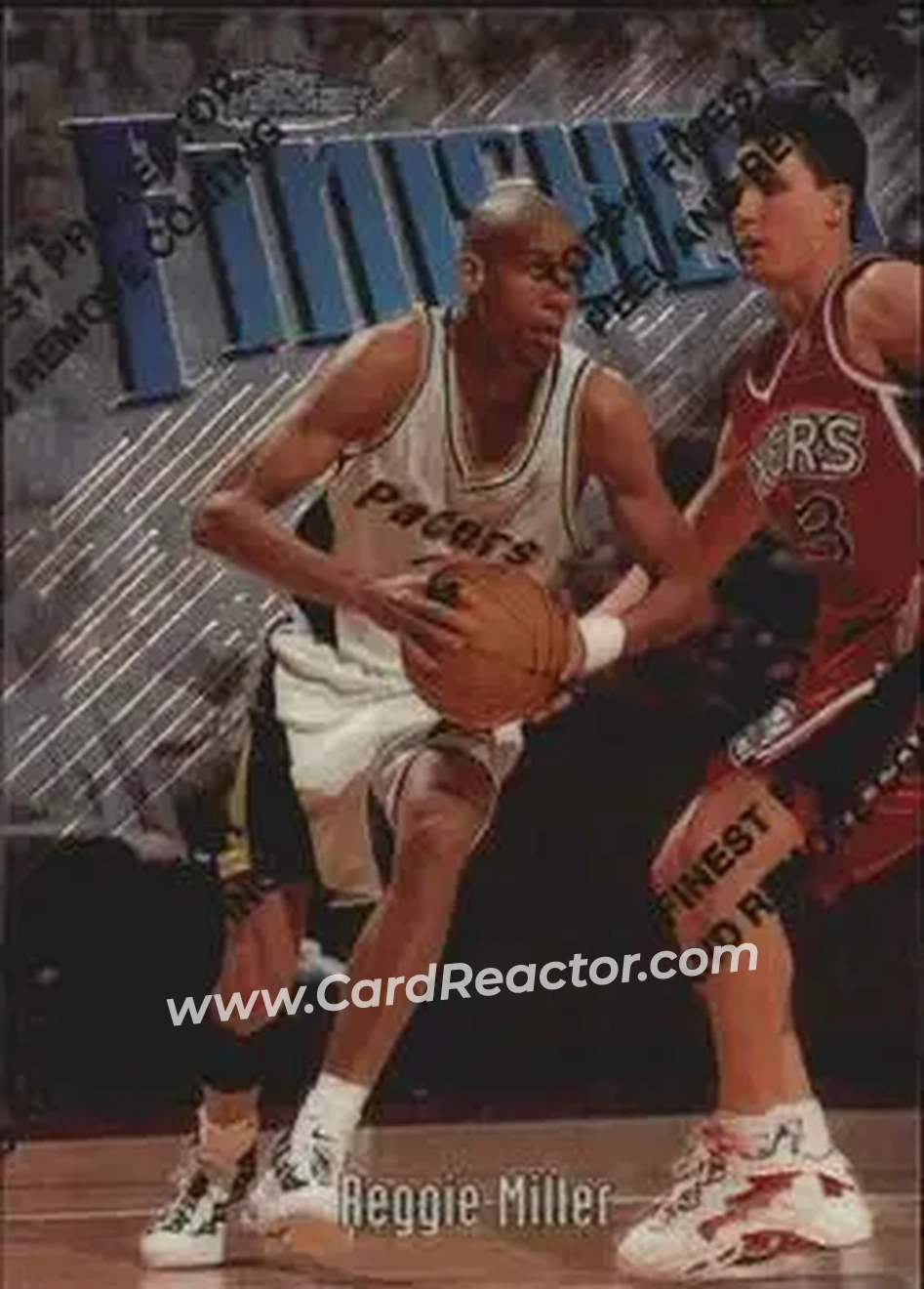 Front of Reggie Miller