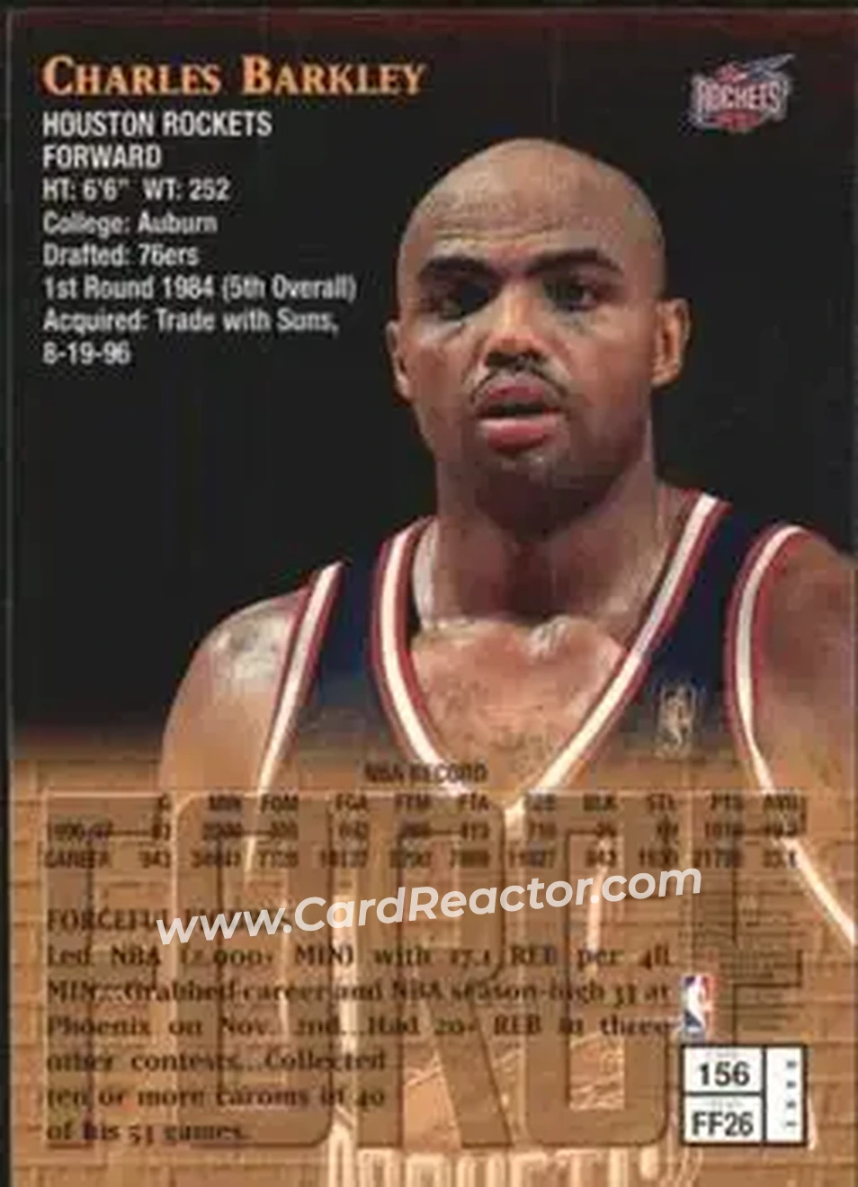 Back of Charles Barkley