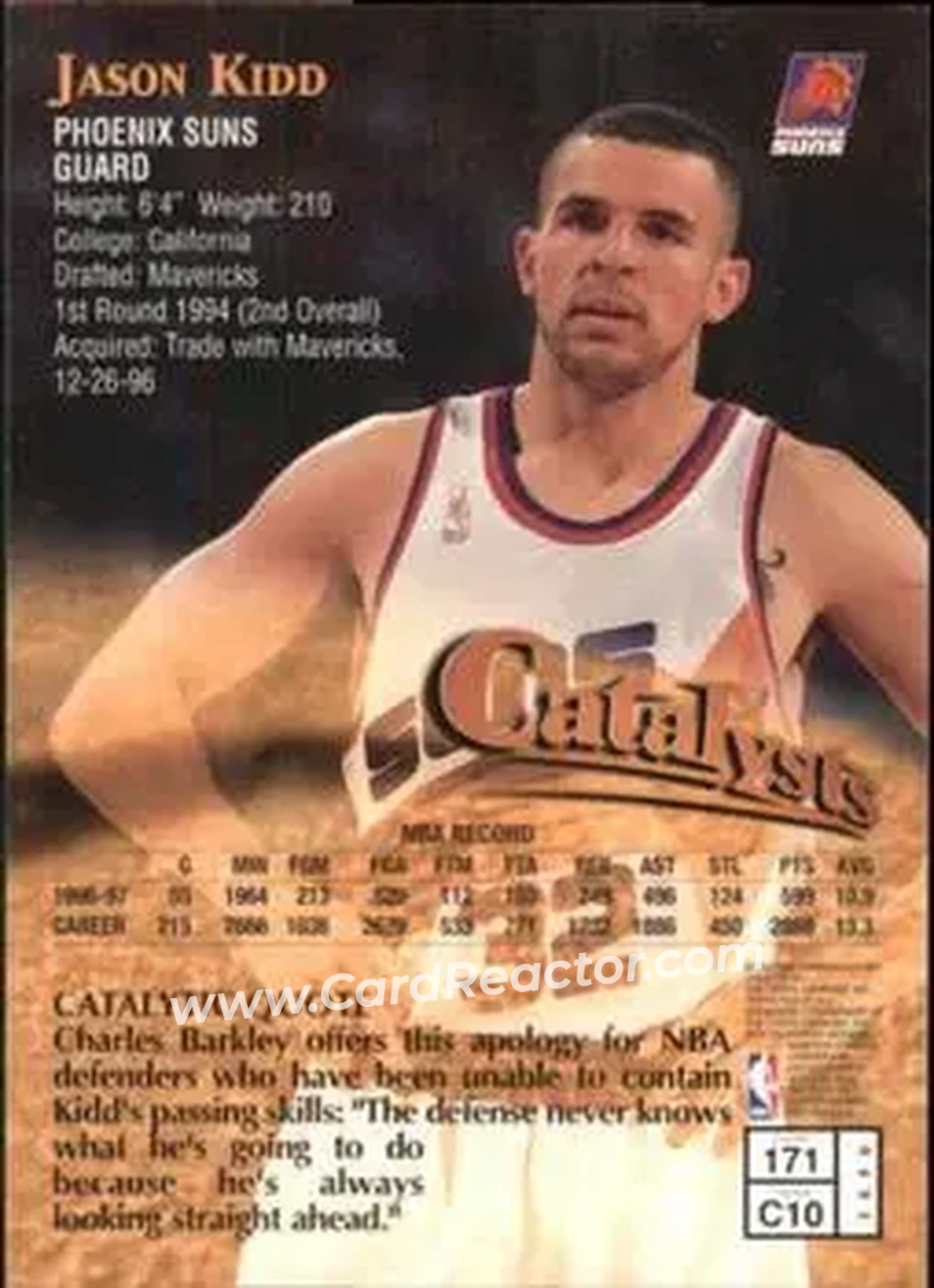 Back of Jason Kidd