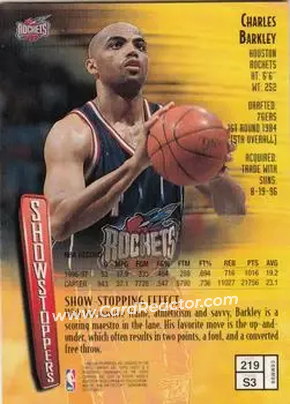 Back of Charles Barkley