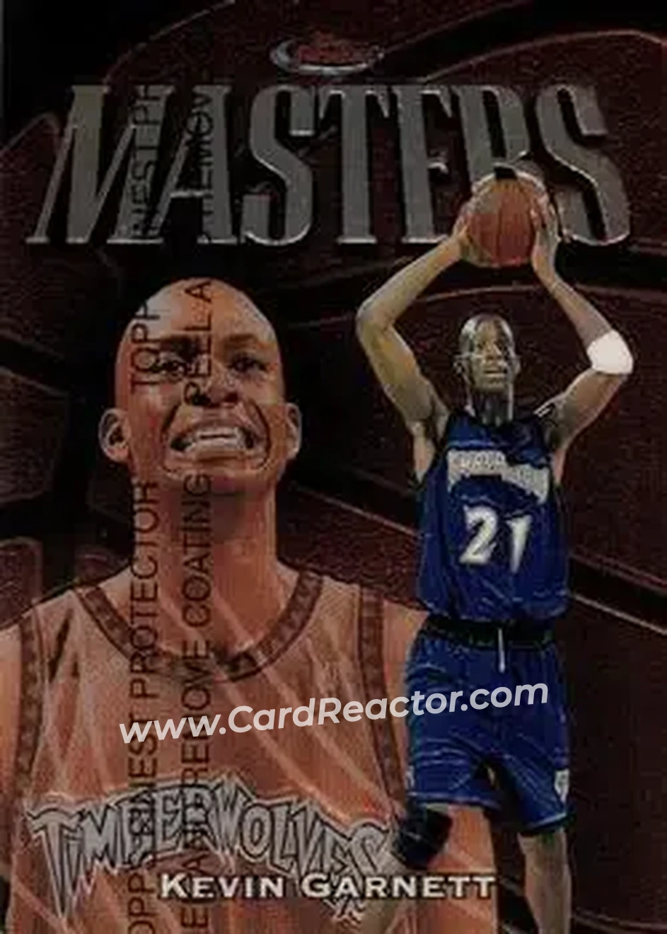 Front of Kevin Garnett