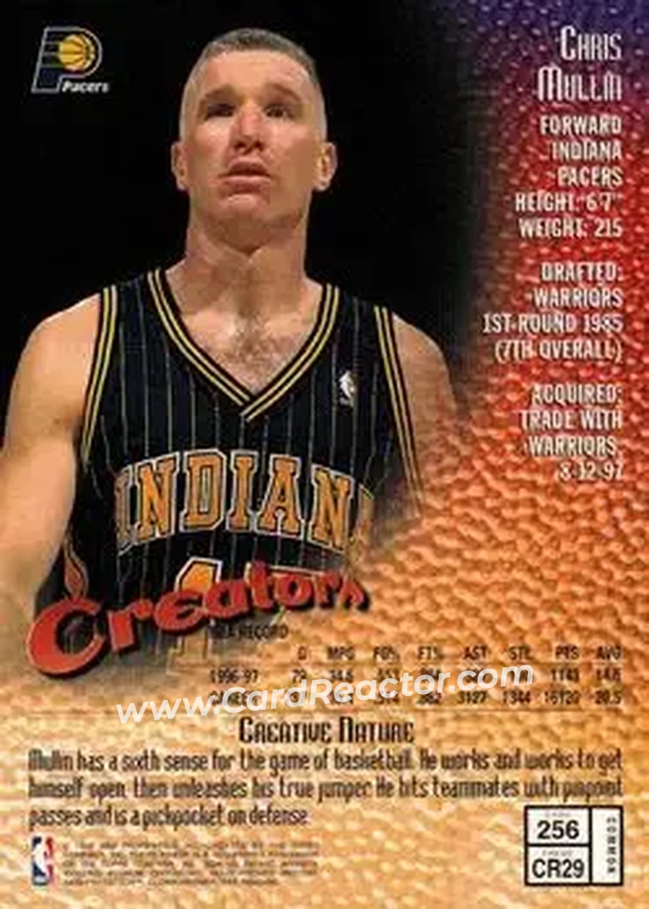 Back of Chris Mullin