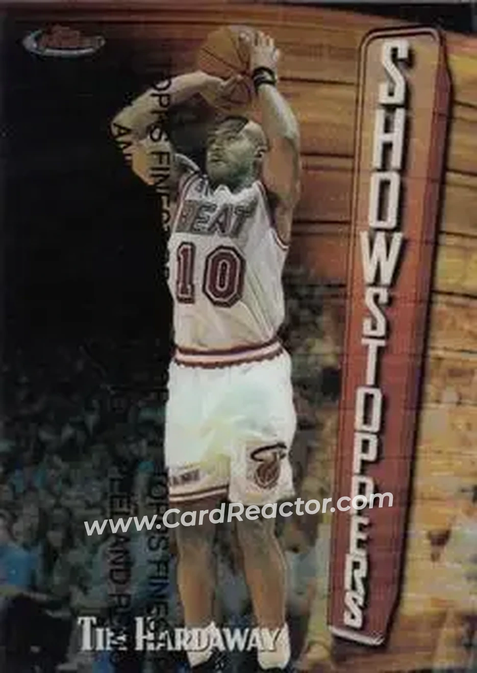 Front of Tim Hardaway