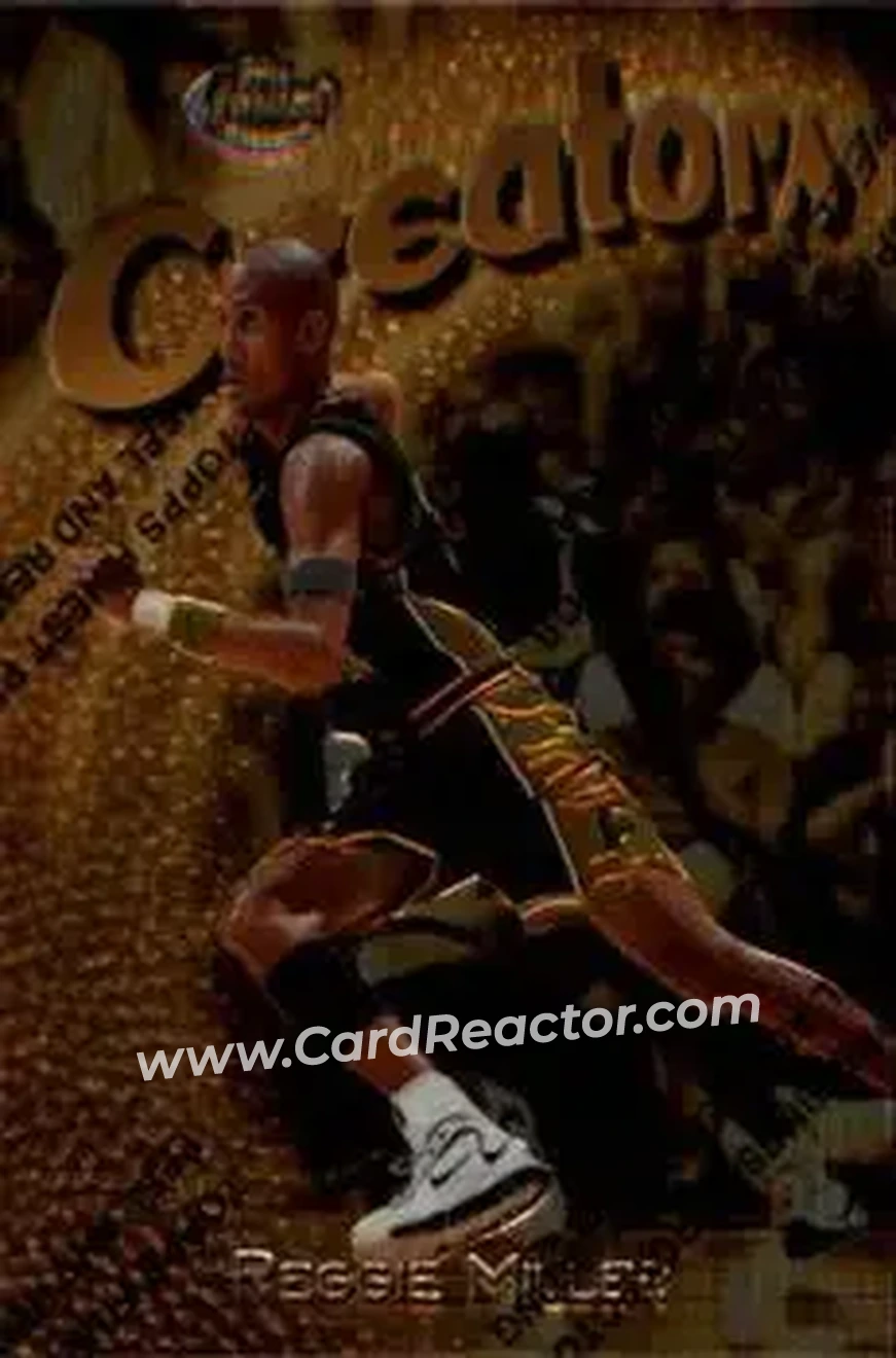 Front of Reggie Miller