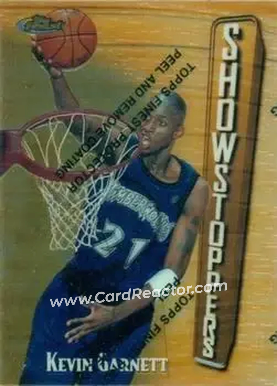 Front of Kevin Garnett