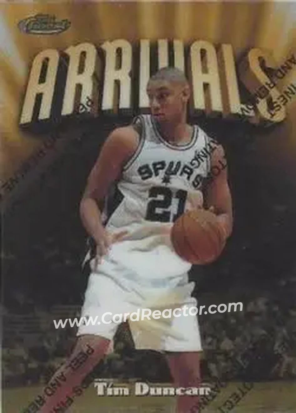 Front of Tim Duncan