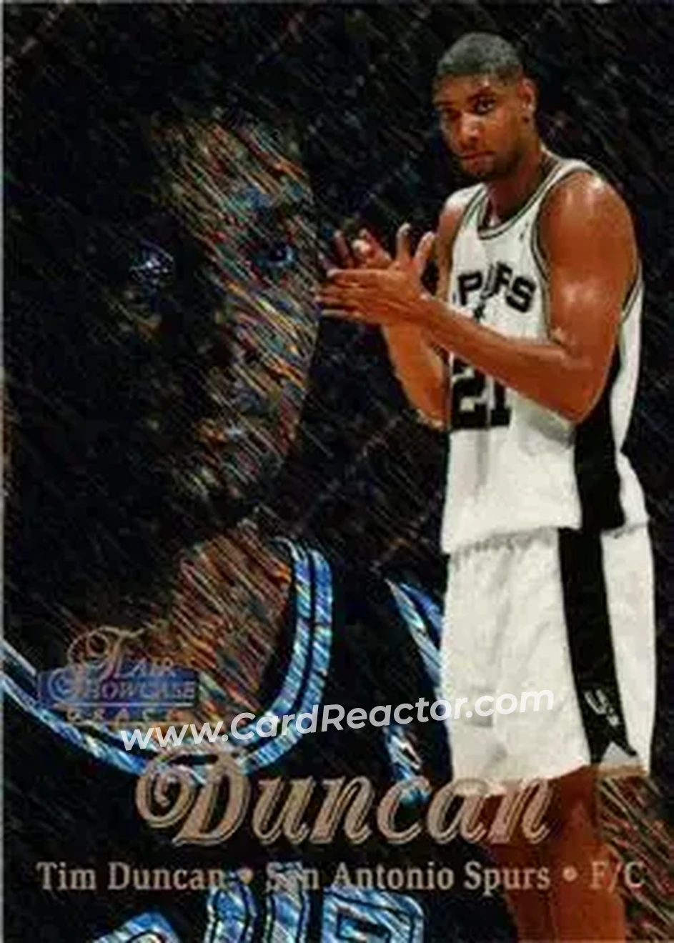Front of Tim Duncan