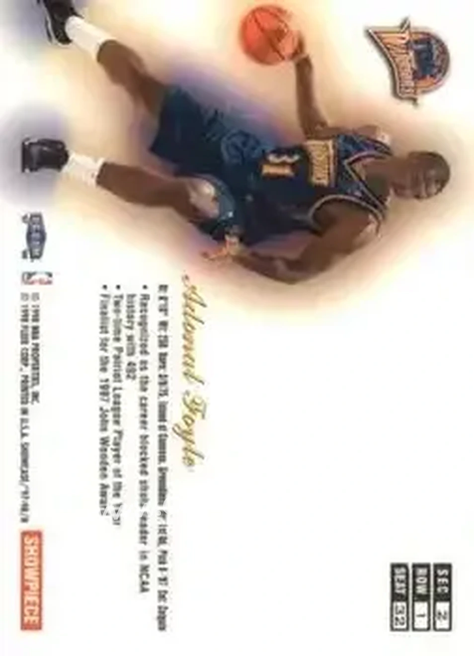 Back of Adonal Foyle