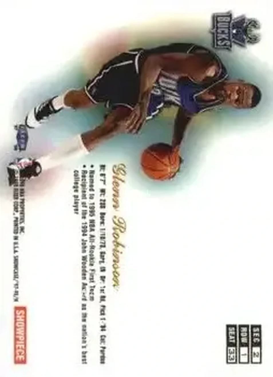 Back of Glenn Robinson