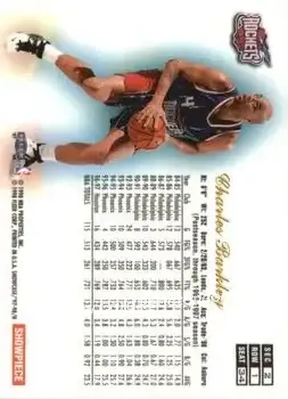 Back of Charles Barkley