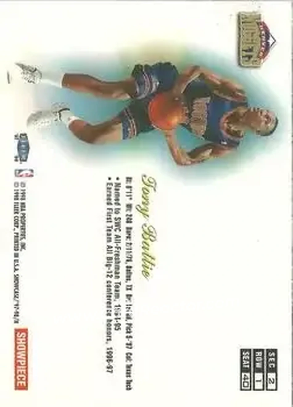 Back of Tony Battie