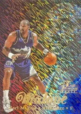 1997-98 Flair Showcase #56 Flair Showcase Row 1 Karl Malone