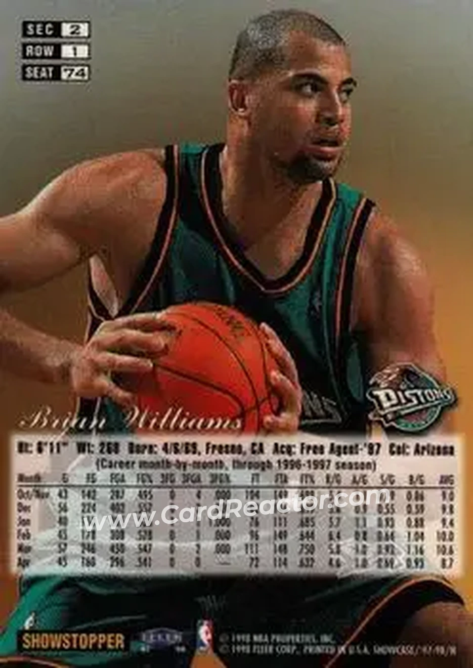 Back of Bison Dele