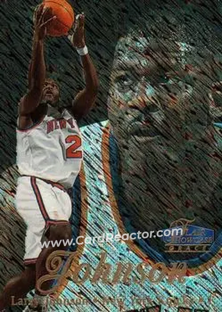 Front of Larry Johnson