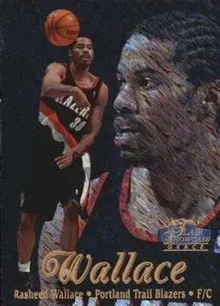 1997-98 Flair Showcase #80 Flair Showcase Row 1 Rasheed Wallace